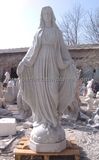 Virgin Mary Statue Stone Sculpture for Marble Garden Sculpture (SY-X1083)