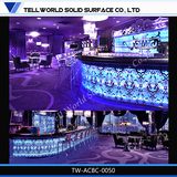 Modern Marble Coffee Restaurant LED Iiluminated Bar Counter&Bar Table
