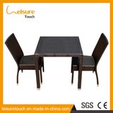 New Design PE Rattan Hotel Home Dining Chair Restaurant Table Set Garden Outdoor Patio Furniture