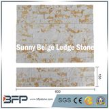 Sunny Beige Marble Ledge Stone, Culture Stone and Stacked Stone