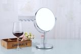 Desk Standing Metal Stand Table Cosmetic Mirror