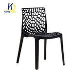 Cruvyer Strong Armless Plastic Stacking Leisure Dining Chair