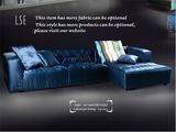 2016 New Collection Sofa Fabric Living Room Sofas Ls-104e (R) +G (L) +J Hot Sales Sofa High Quality Sofa New Design Sofa