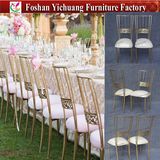 Metal Wedding Event Tiffany Chair / Gold Cross Back Chair for Wedding Yc-A251