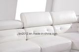 Modern Furniture Top Leather Sofa (H3026)