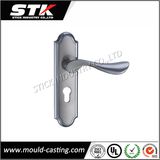 Satin Nickle Zinc Alloy Entry Lever with Plate (Z1008)