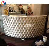 Hly Beauty Salon Counter Table Reception Desk with Button