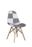 Decorative Plastic Chair with Fabric Cover Specification