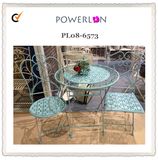 Compretive Price New Design Antique Vintage Durable Metal Framed Garden Chair