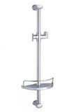 Shower Sliding Bar with Shelf