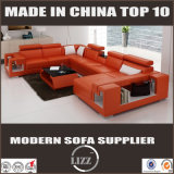 Modern Home Furniture Living Room Sets Leather Sofa U Shape Design