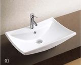 Porcelain Sanitary Ware Wash Basin with Bathroom Accessories (W7146)