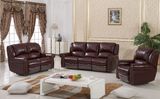 High Quality Dark Brown Color Leather Recliner Sofa (D1020)
