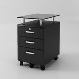 Home Furniture Wooden Mobile Pedestal for File