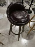 Sale Wrought Iron Solid Wood Bar Stool, Dining Chair