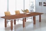 Modern Conference Table Wood Finish Simple Style Meeting Table (SZ-MTT093)