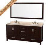 Fed-1917 72 Inch Double Sinks Beautiful Modern Bathroom Furniture