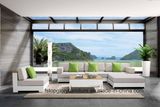Modern Design Aluminum Alloy L Shape Sofa Set Outdoor Furniture