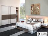 Modern French Home Bedroom Hotel Furniture Wood Closets Wardrobe