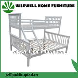 Solid Wood Full Bottom Twin Top Bunk Bed (WJZ-B72)