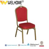 High Quality Metal Banquet Chair with Cushion for Dining, Banquet