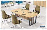 Office Conference Wood Training Desk with Metal Leg