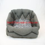 Customized New Durable Grey Square S M L Pet Product Cat Cushion Dog Bed