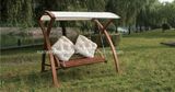 Euroair Outdoor Garden Furniture Set Wood Leisure Tent Type Swing Chair