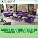 Upholsted Luxury Button Tufted Furniture Living Room Leather Sofa