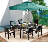 Outdoor /Rattan / Garden / Patio/ Hotel Furniture Rattan Chair & Table Set (HS 1211C & HS716090DT)