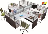 2018 New Fashion Office Workstation 4 Seats Computer Desk