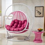 New Double Swing Outdoor Swing, Rattan Furniture, Rattan Basket (D155)