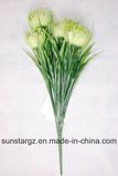 PE Mum & Lily Leaf Artificial Plant for Home Decoration (46723)