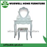 Wooden Bedroom Dressing Table with Mirror (W-HY-067)