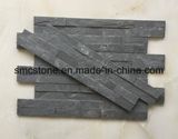 10*40cm Hot Sale Natural Black Slate Building Stone (HHSC10X40-002)