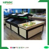 Double Side 2 Layer Wooden Vegetable Fruit Rack