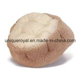 Cream-Coloured Self-Warming Pet Bed