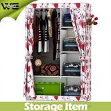 Discount Bedroom Furniture Clothes Closet Non-Woven Fabric Wardrobe