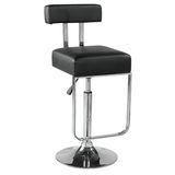 Black PU Height Adjustable Swivel Bar Stool Without Armrest (FS-B320)