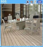 Garden Set Outdoor Wicker Poly Rattan Table and Chairs