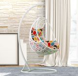 Chromatic Factory Outdoor Swing, Rattan Furniture, Indoor Egg Hanging Chair (D014)