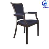 Modern Dining Furniture Metal Wood Like Dining Chair