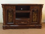 Chinese Antique Wood Lowers TV Living Room Cabinet