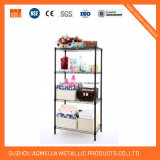 Ce Approval 5 Tiers Heavy Duty Chrome Metal Wire Shelving
