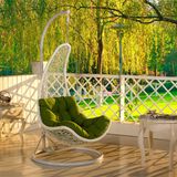 Modern Leisure Dia5.0 Round Rattan Patio Home Hotel Office Hanging Chair (J810)