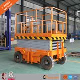 8m Four Wheels Movable Trailer Aerial Working Scissor Working Table for Sale