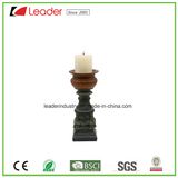 Polyresin Pillar Candle Holder Figurine for Home and Garden Decoraiton