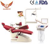 Hot Selling High Quality Ce & FDA Approved Real Leather Dental Chair with LED Sensor Light