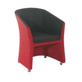 Modern Leisure Living Room Fabric Chair with Armrest