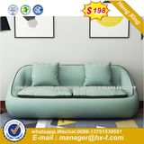 Modern Hotel Furniture Metal Legs Leather Sofa (HX-8NR2193)